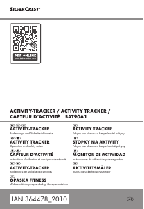 Manuál SilverCrest IAN 364478 Tracker aktivitu