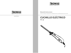 Manual de uso Thomas TH-90 Cuchillo eléctrico