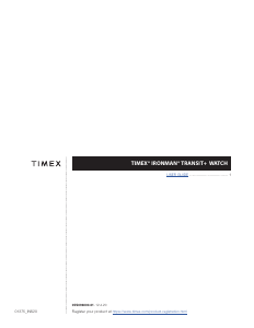 Handleiding Timex TW5M48300JT Ironman Horloge