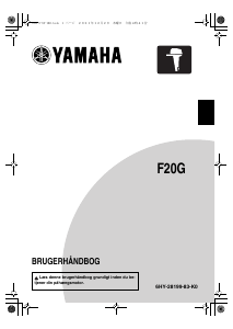 Brugsanvisning Yamaha F20G (2022) Påhængsmotor