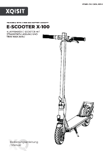 Handleiding Xqisit X-100 Elektrische step