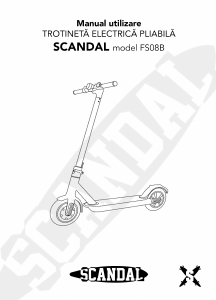 Manual Scandal FS08B Scuter electric