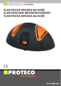 Manuál Proteco 51.01-BN-230 Bruska na nože