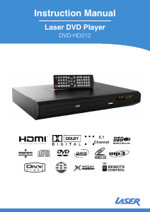 Handleiding Laser DVD-HD012 DVD speler