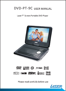 Manual Laser DVD-PT-9C DVD Player