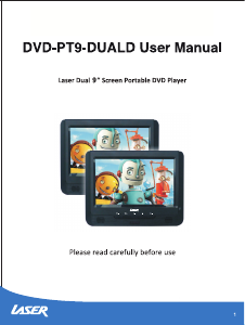 Manual Laser DVD-PT9-DUALD DVD Player