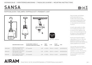 Handleiding Airam Sansa Lamp