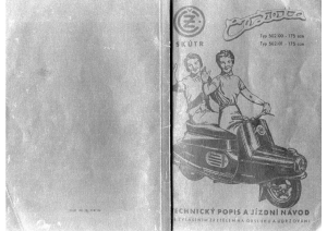 Manuál ČZ 502/01 Cezeta Skútr