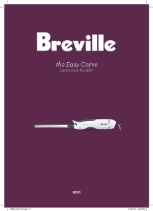 Manual Breville BEK5WHT Electric Knife