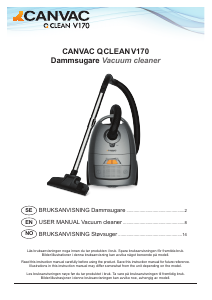 Bruksanvisning Canvac Q Clean V170 Støvsuger