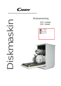 Bruksanvisning Candy CDP 1L949W Diskmaskin