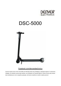 Manual Denver DSC-5000 Trotinete elétrica