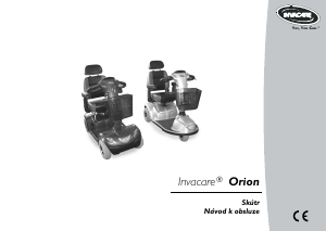 Manuál Invacare Orion Invalidní skútr