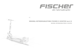 Bedienungsanleitung Fischer ioco 1.0 Elektroroller