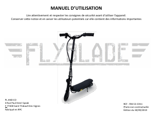 Mode d’emploi Flyblade FBS 55-CD11 Trottinette électrique