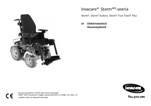 Kasutusjuhend Invacare Storm4 True Track Plus Elektriline ratastool
