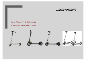 Használati útmutató Joyor Y10 Elektromos robogó