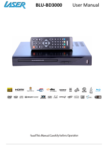 Manual Laser BLU-BD3000 Blu-ray Player