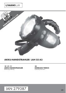 Manual LivarnoLux IAN 279387 Flashlight