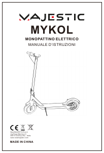 Manuale Majestic Mykol Monopattino elettrico