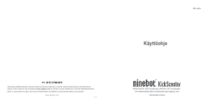 Käyttöohje Ninebot ES1 KickScooter Sähköpotkulauta