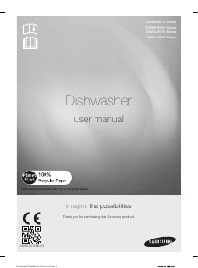 Manual Samsung DW60J9970BB/ET Dishwasher