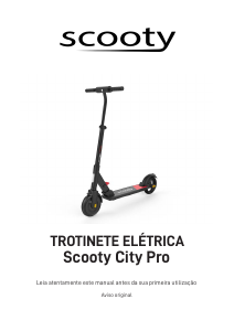 Manual Scooty City Pro Trotinete elétrica