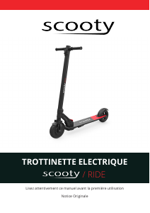 Mode d’emploi Scooty Ride Trottinette électrique