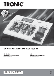 Handleiding Tronic IAN 274326 Batterijlader