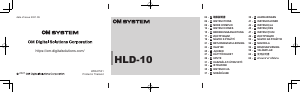 Kullanım kılavuzu Olympus HLD-10 Pil tutucu