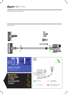 Manuale Dyson V6 Fluffy+ Aspirapolvere