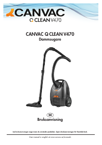 Bruksanvisning Canvac Q Clean V470 Dammsugare