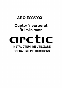 Manual Arctic AROIE 22500 X Cuptor