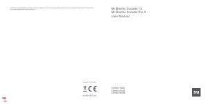 Manual Xiaomi DDHBC08NEB Electric Step