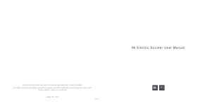 Handleiding Xiaomi M365 Elektrische step