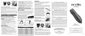 Mode d’emploi Andis TC-1 Tondeuse