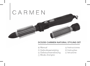 Manual Carmen DC5250 Modelador de cabelo