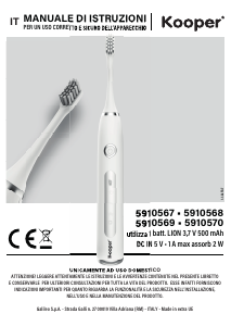 Manual Kooper 5910567 Electric Toothbrush