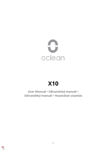 Használati útmutató Oclean X10 Elektromos fogkefe