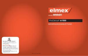 Bedienungsanleitung Omron A1500 ProClinical Elmex Elektrozahnbürste