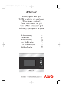 Bruksanvisning AEG MCD2660E Mikrobølgeovn