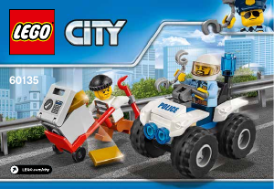 Käyttöohje Lego set 60135 City Pidätys mönkijällä
