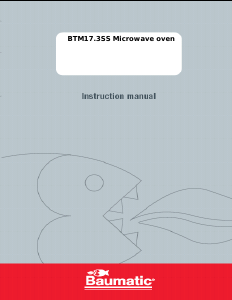 Manual Baumatic BTM17.3SS Microwave