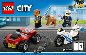 Manual Lego set 60139 City Centro de comando móvel