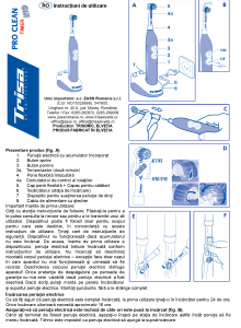 Manual Trisa Pro Clean Timer Periuta de dinti electrica