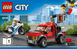 Bruksanvisning Lego set 60141 City Polisstation