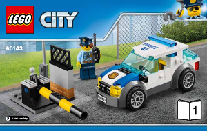 Manual Lego set 60143 City Assalto ao camião de carros