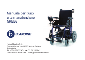 Manuale Blandino GR556 Carrozzina elettronica
