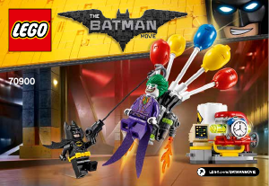 Manual Lego set 70900 Batman Movie The Joker - Balloon escape