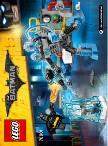 Bruksanvisning Lego set 70901 Batman Movie Mr. Freeze isanfall